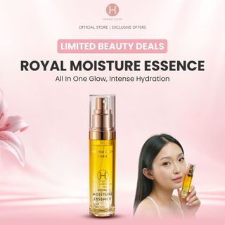Hanna Glow Royal Moisture Essence Premium 30ml Original Korea - Pelembab Wajah Anti Aging BPOM