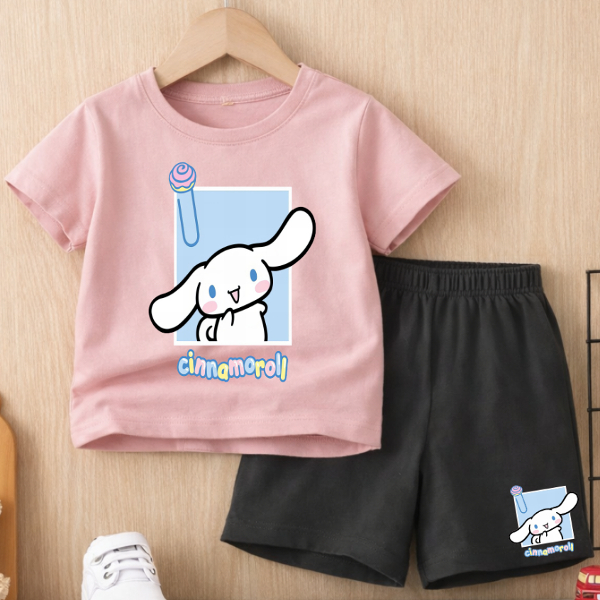 กางเกงขาสั้นเด็กผู้หญิง Set 5-15 Years Old CUTE CINNAMOROLL Motif