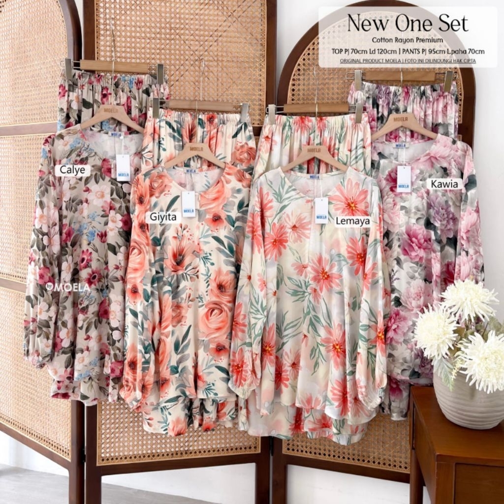 Calye set / Giyita set / ชุด Kawia / ชุดผู้หญิง Lemiwa by Moela