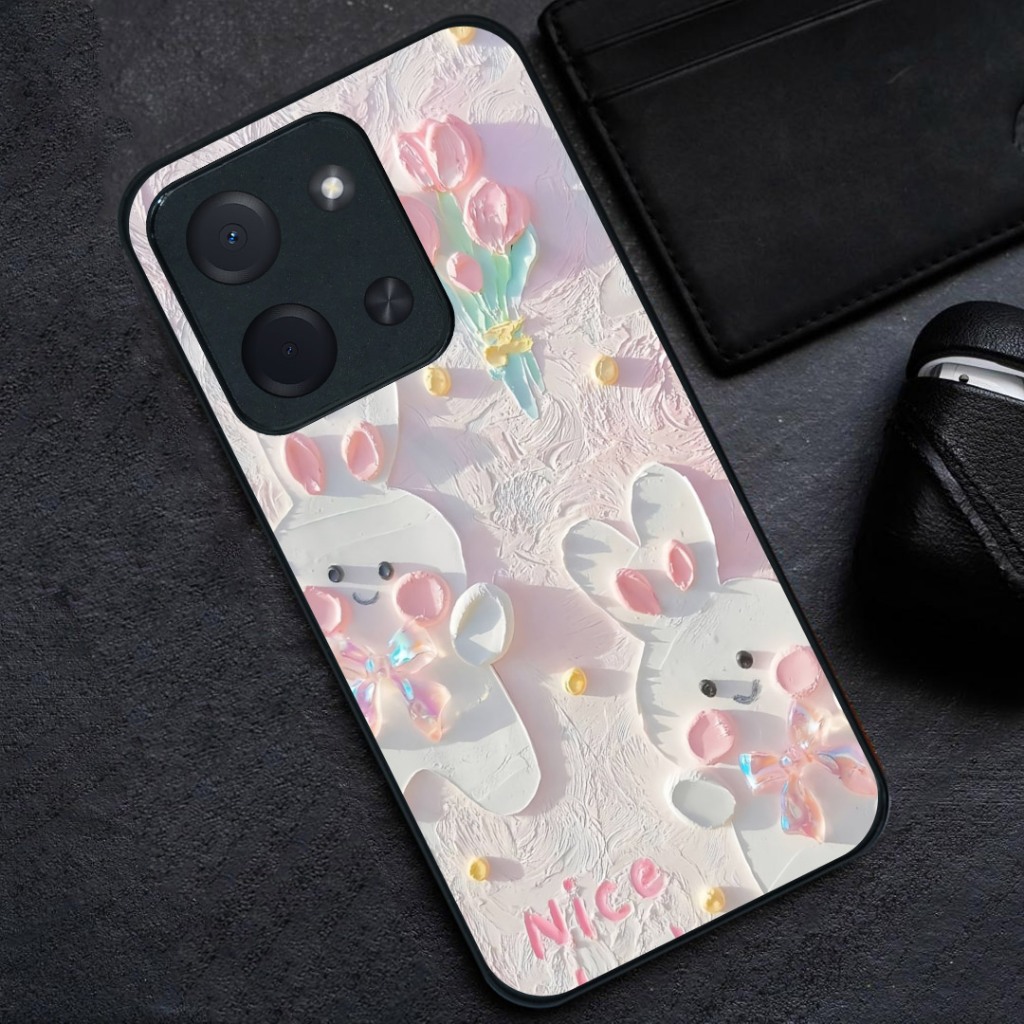 เคส HP ล่าสุดสําหรับ Poco C85 X [BSG-47] - เคสโทรศัพท์ Poco C85 X - Poco C85 X Glass Case - เคส Poco