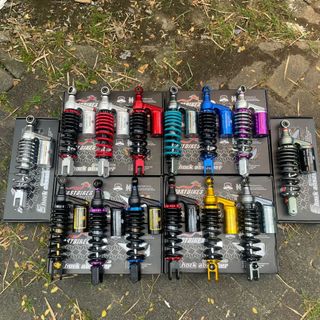 SHOCKBREAKER SINGLE  BELAKANG TABUNG ATAS FAST BIKES 92 UK 310MM & 330MM VARIO MIO SCOOPY BEAT FINO SPACY DLL