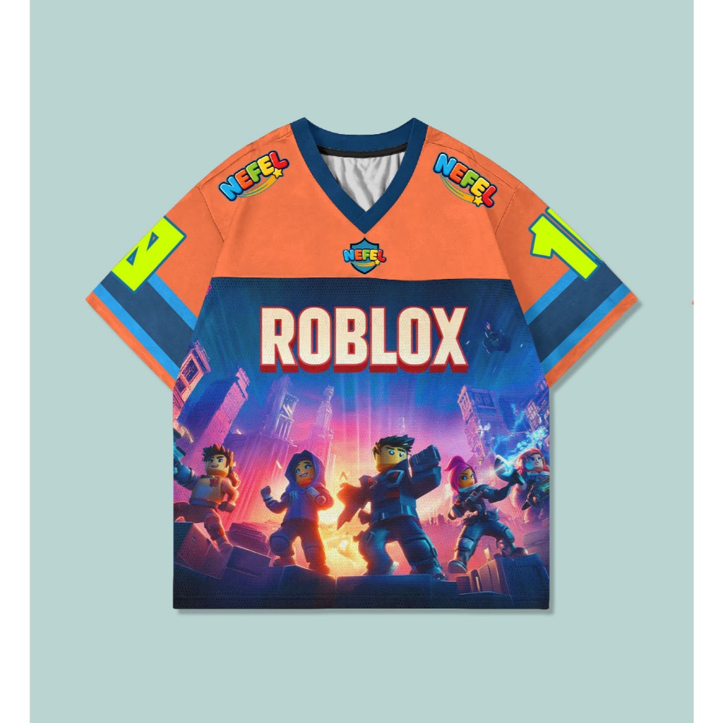 Roblox Game Kids Jersey 10 Printing Premium Kids Custom