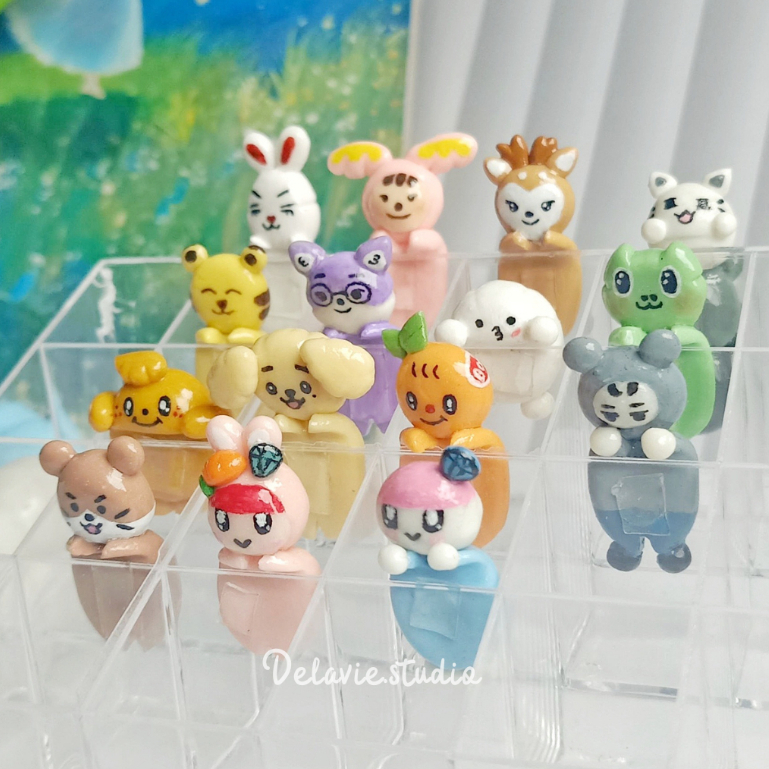 [READY] Phone Hippers Seventeen (Sabong) Miniteen Handmade Clay