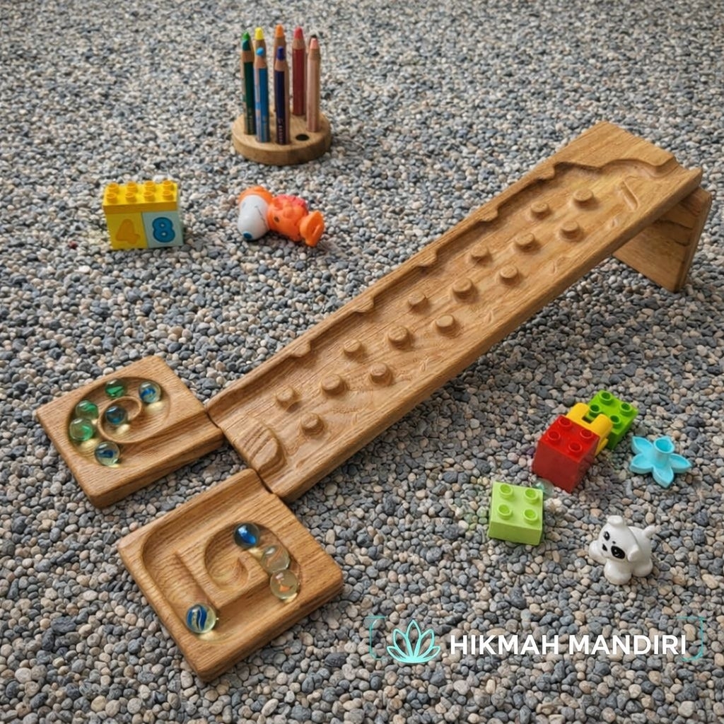 Marble Run Wooden one set – Marble Slide