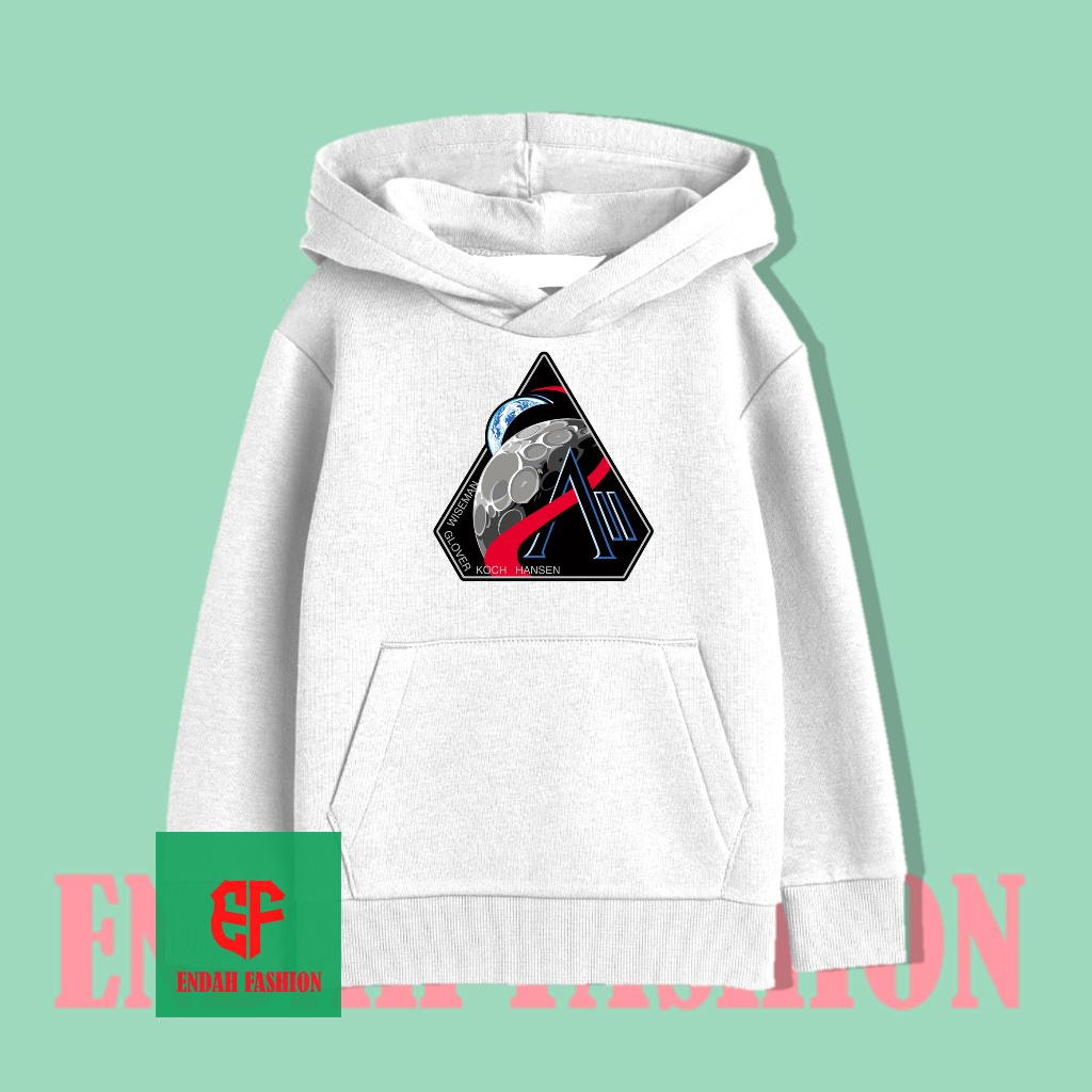 CHILDRENS HOODIE JACKET ARTEMIS II NASA LOGO JACKET