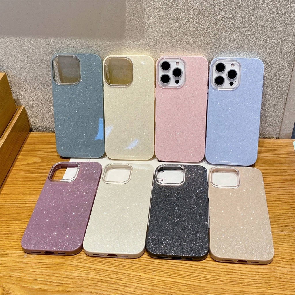 SAMSUNG สําหรับSamsung A08 A18 A27 S24 S26 ULTRA Glitter Blink Stardust HardcaseซิลิโคนSoftcaseปลอกH