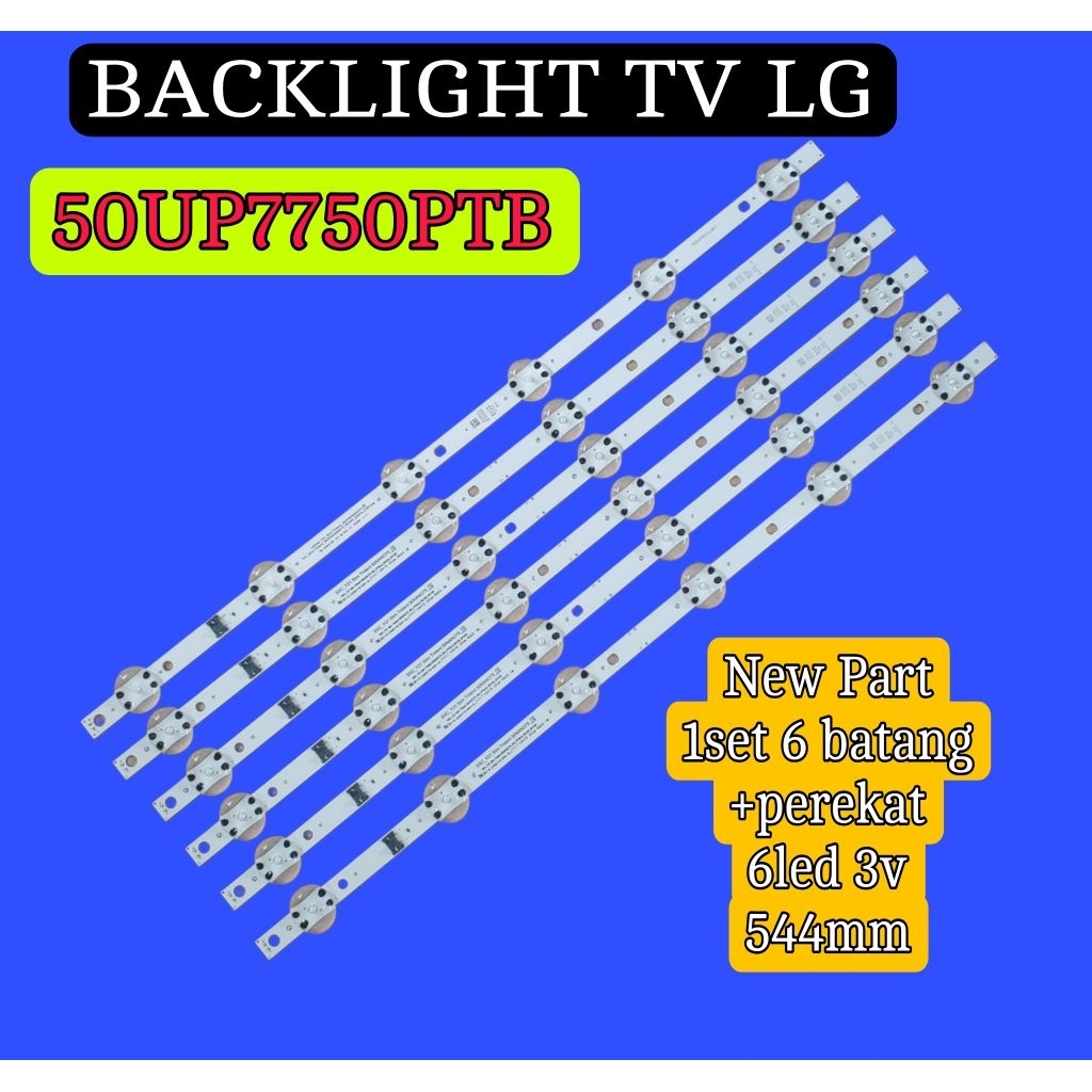 LG 50UP7750PTB 50UP7750 6LED LED BACKLIGHT