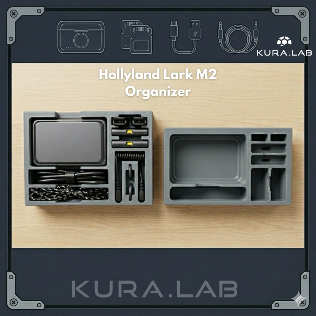 Hollyland Lark M2 Organizer – ที่เก็บไมค์ไร้สายและอุปกรณ์เสริม