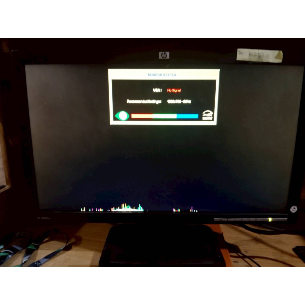 LAYER HP LE1851w PC Monitor หน้าจอ 19 นิ้วลบตรวจสอบภาพ
