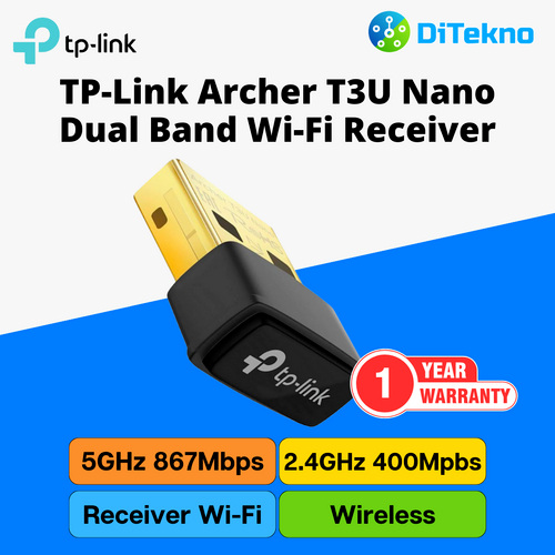 TP LINK T3U ตัวรับสัญญาณนาโน Wifi