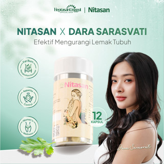 Nitasan - Obat Pelangsing Herbal Solusi Ampuh Menurunkan Berat Badan dan Lemak Perut - 12 Kapsul