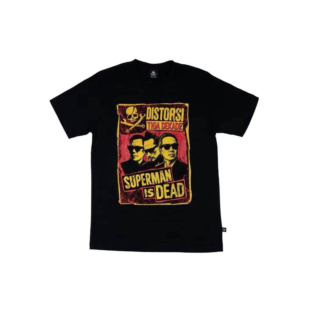 เสื้อยืด Superman Is Dead Band - Distortion Three Decade Official Merch
