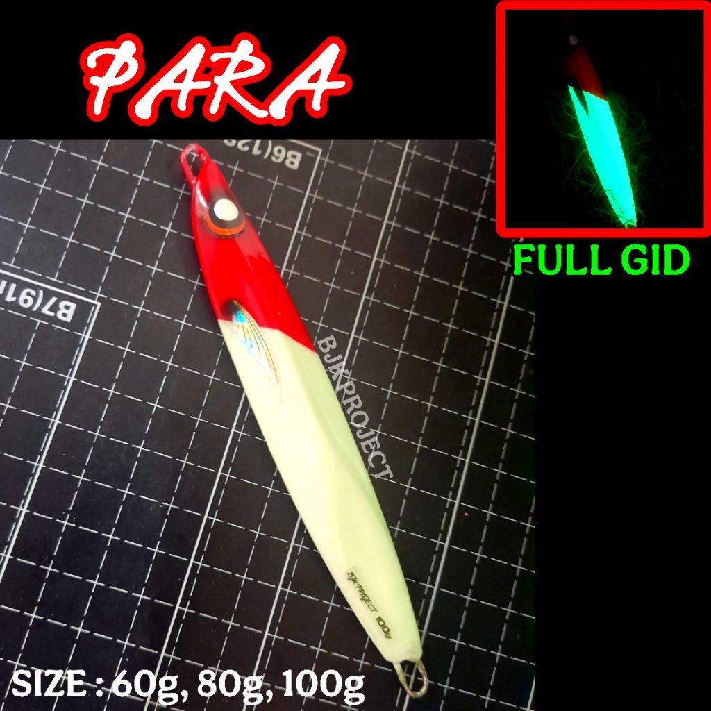 METAL JIG PARA 60g ถึง 100g FOIL SMACHIG GID BJK VERSION