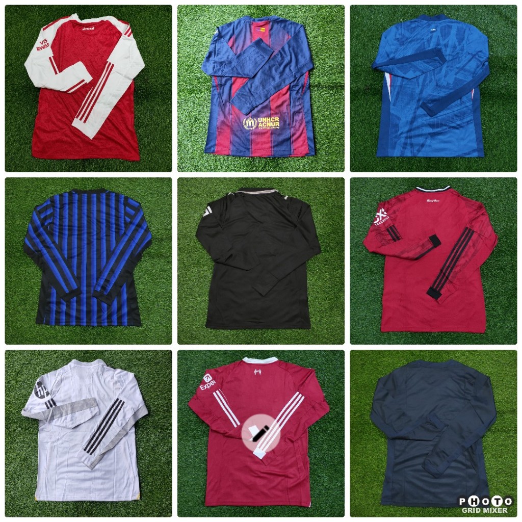 LONG SLEEVE ARSAL BRCA CHLSEA CITYY JUVENTUS LVRPL MADRID MAN.U VENEZIA HOME AWAY 3RD 4TH JERSEY LON