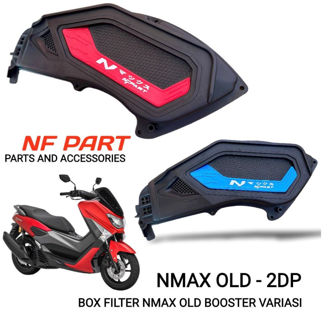 MESIN NF PART - กล่องกรอง 2DP มอเตอร์ NMAX OLD 2015-2019 ฝาครอบกรองเครื่องยนต์ NF รุ่น Pad VARIATION COLOR