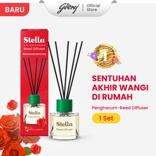 Stella Reed Diffuser Set Rosewood Harmony 30 ml - Pengharum & Pewangi Ruangan Estetik