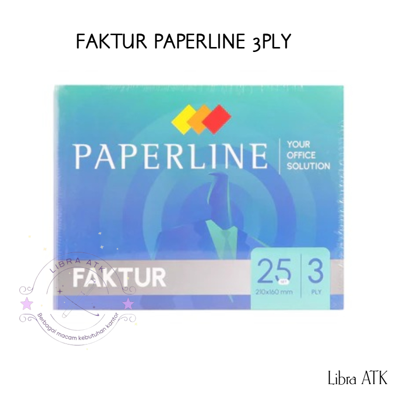PAPERLINE INVOICE 3PLY COTENTS 25 ชุด