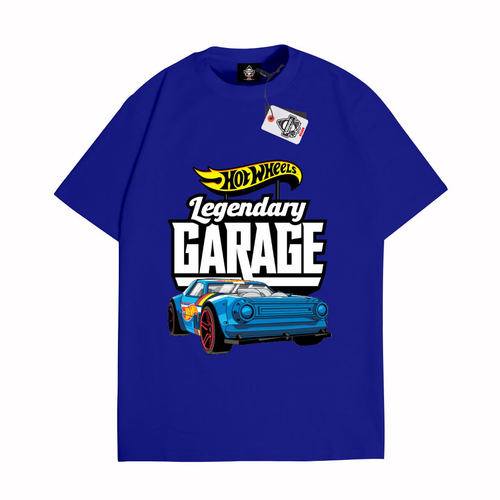 Karimake Garage Unisex Distro เสื้อยืดภาพรถ DIECAST HW HOTWHEELS HOT WHEELS LEGENDARY GARAGE