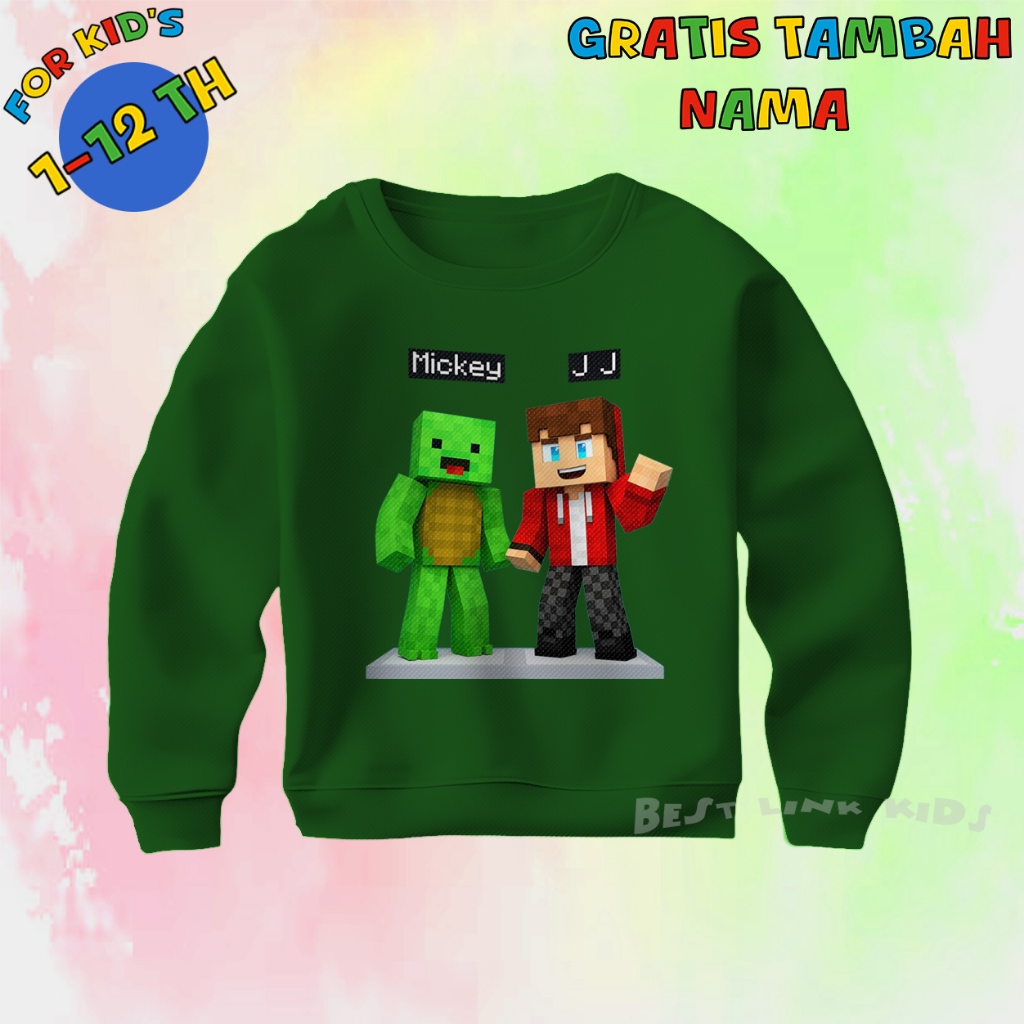 Unisex JJ Mikey Maizen Kids Crewneck / Jj Mikey Kids Sweater
