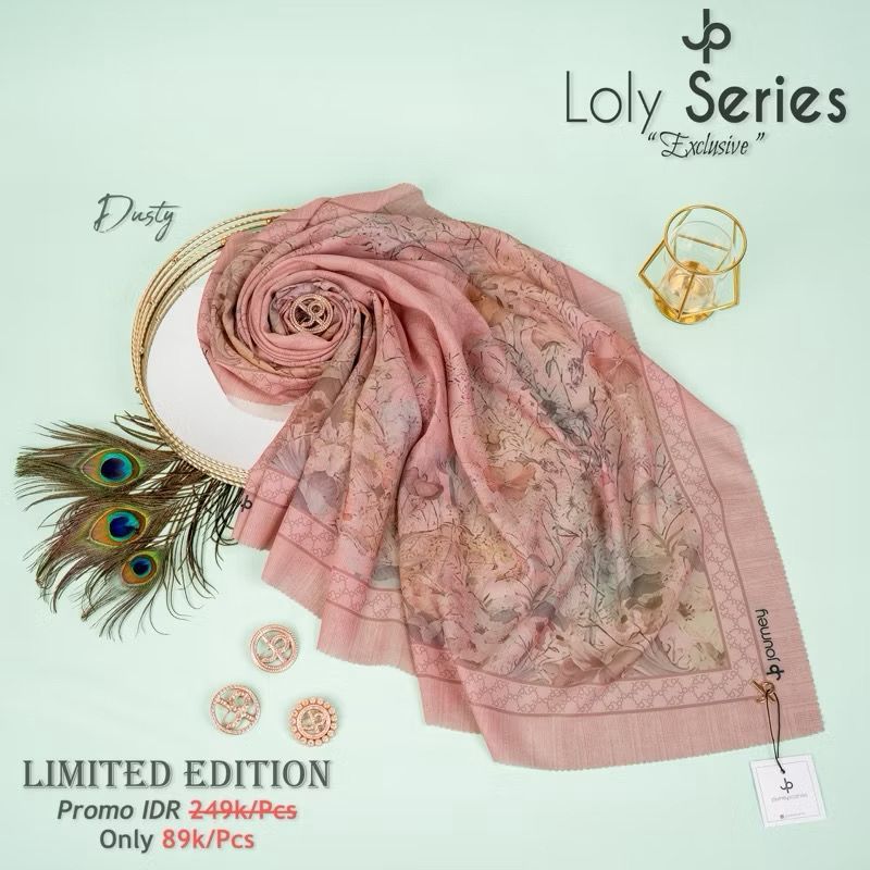 (บรรจุภัณฑ์) SQUARE JOURNEY LOLY SERIES VUAL JOURNEY MOTIF KW HIJAB VOAL JOURNEY MOTIF