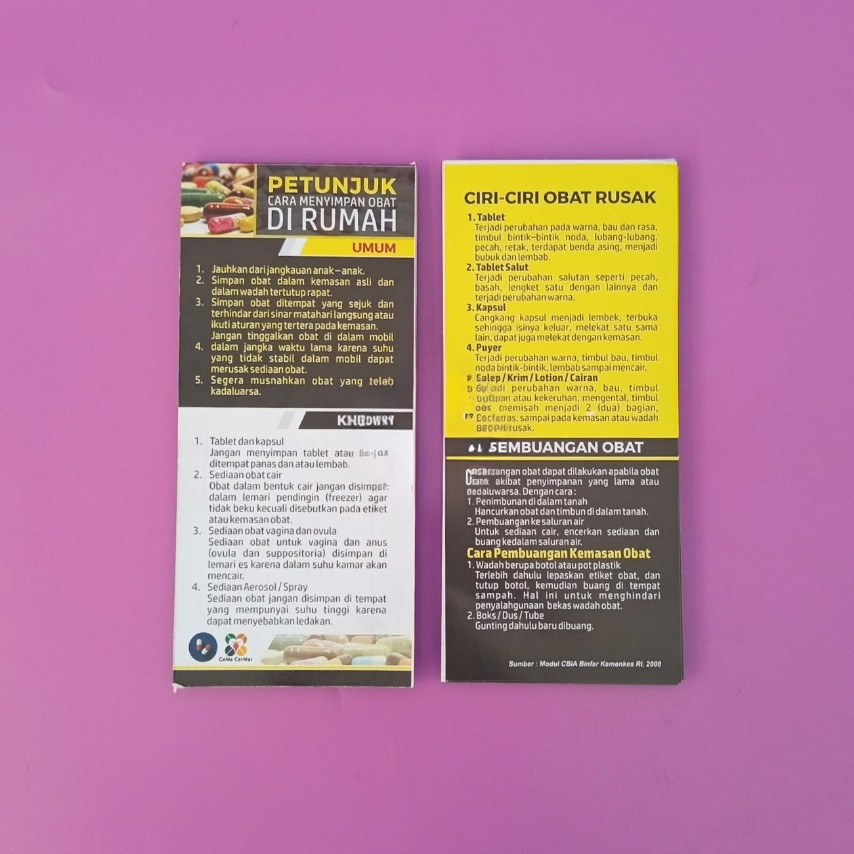Flyer วิธีเก็บยาที่บ้าน | Flyer Chinsibu | Flyer Pharmacy - แอนตี้ไบโอติก