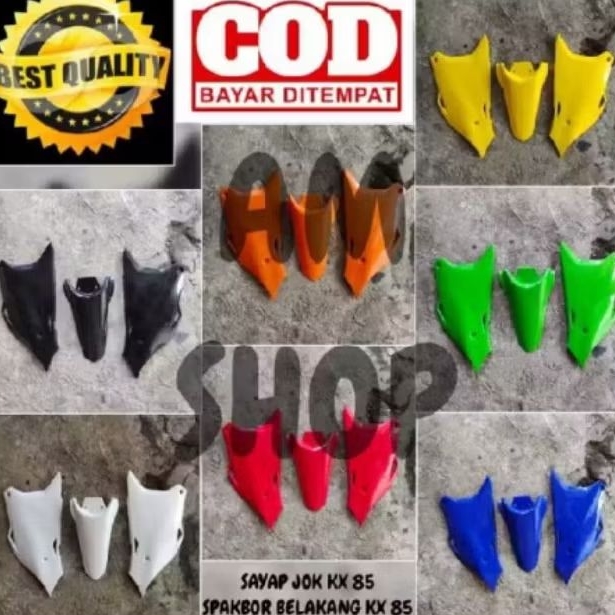 KX85 ที่นั่ง WING ด้านข้างแผง KX 85 KX85 ฝาครอบร่างกาย KX85 REAR FENDER KX 85 REAR FENDER KX85