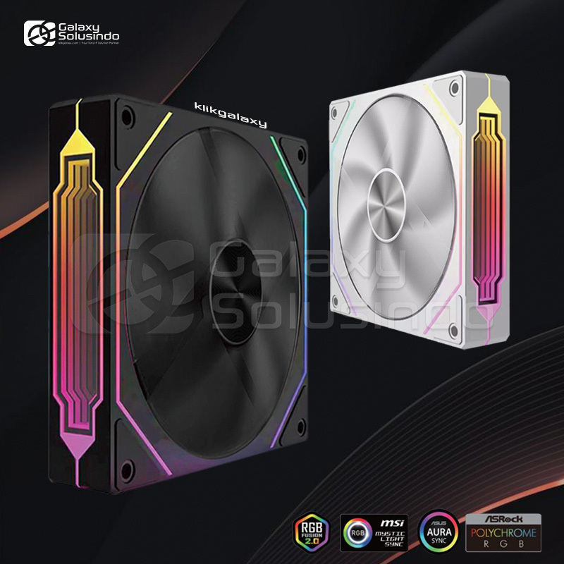 JUNGLE LEOPARD PRISM 4RS ARGB 120mm เคสพัดลมเดี่ยว - ดํา / ขาว - GW