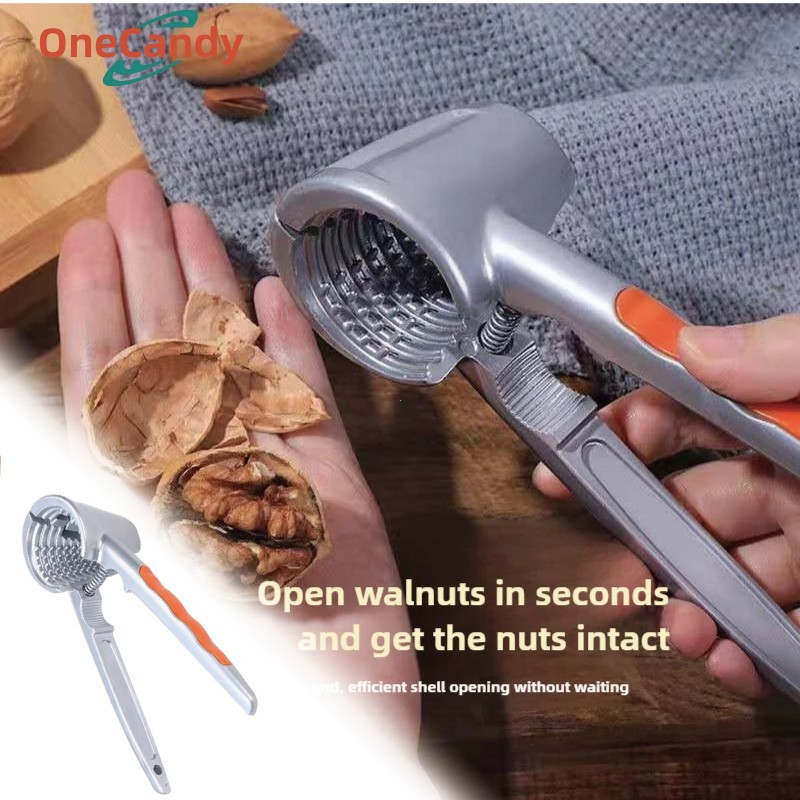 Homeliving Portable Nut Cracker เครื่องมืออุปกรณ์ครัว Nut Cracker Sheller วอลนัทเปิด Hard Fruit Crac