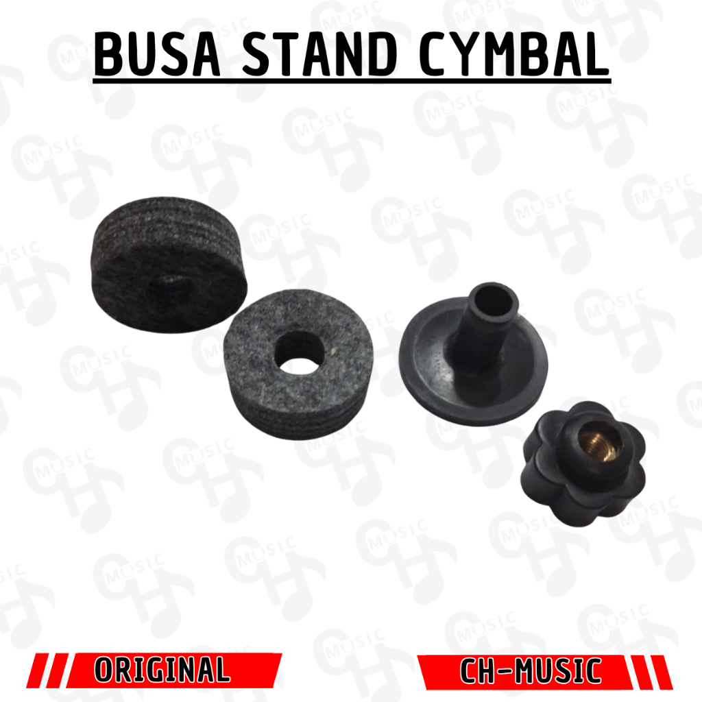 Cymbal Drum Stand Foam Cymbal Felt Accessories สีเทา