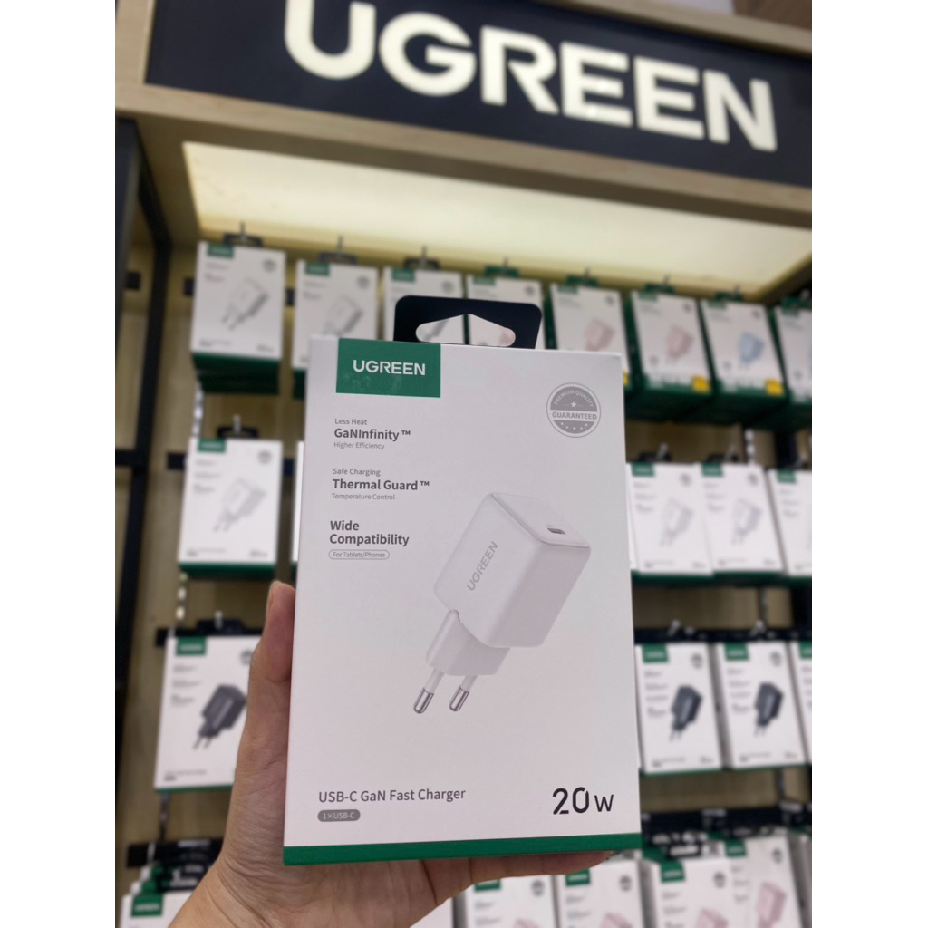 UGREEN ADAPTER GaN FAST CHARGER 20w 55553 / 55554 / 55555 / 55556