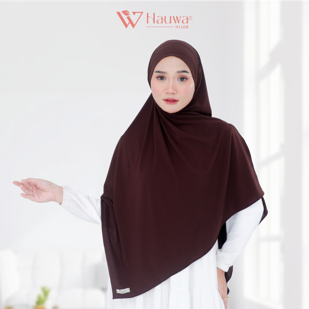 HAUWA Safa Pashban - Pashmina Bandana ฮิญาบมาเลย์สําเร็จรูประดับพรีเมียม Flowly