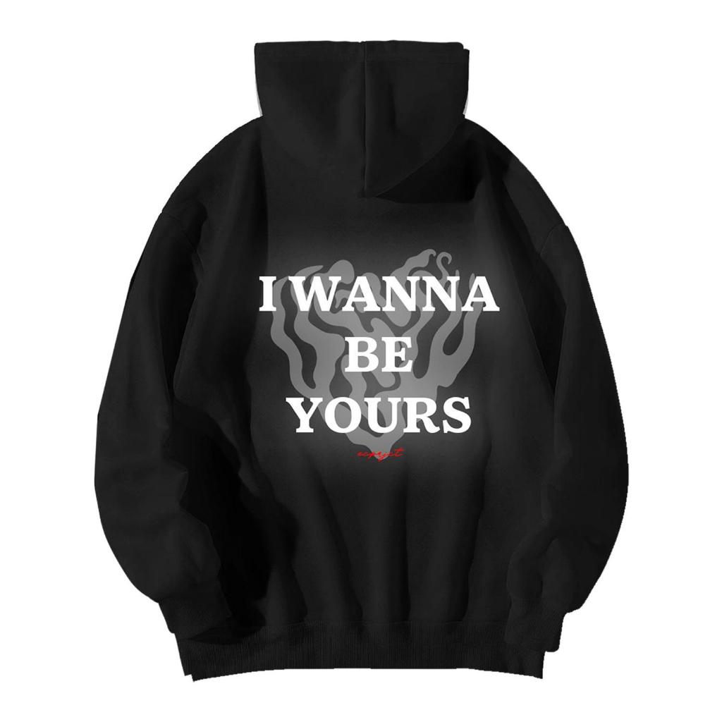 [REFLECTIVE HOODIE] HOODIE I WANNA BE YOURS - HOODIE COTTON FLEECE