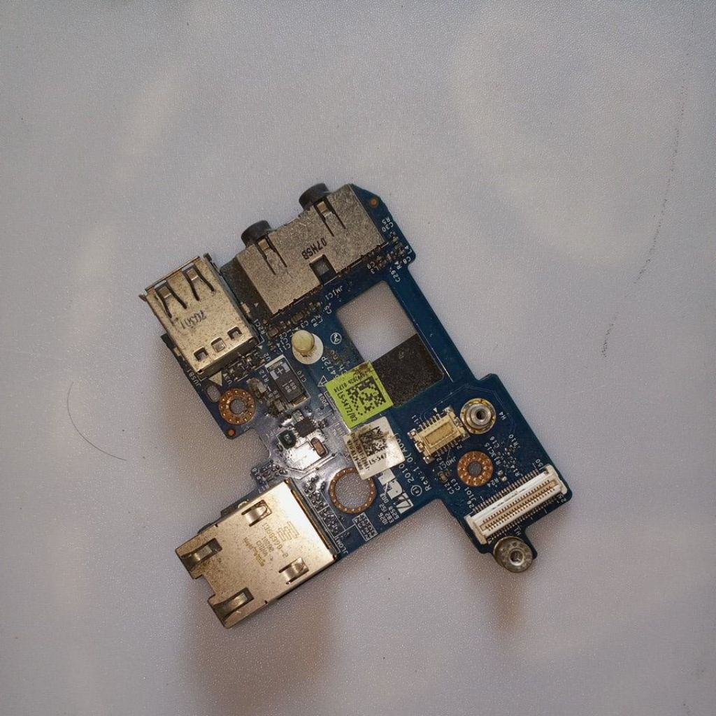 บอร์ด LAN เสียง USB แล็ปท็อป Dell Latitude E6410