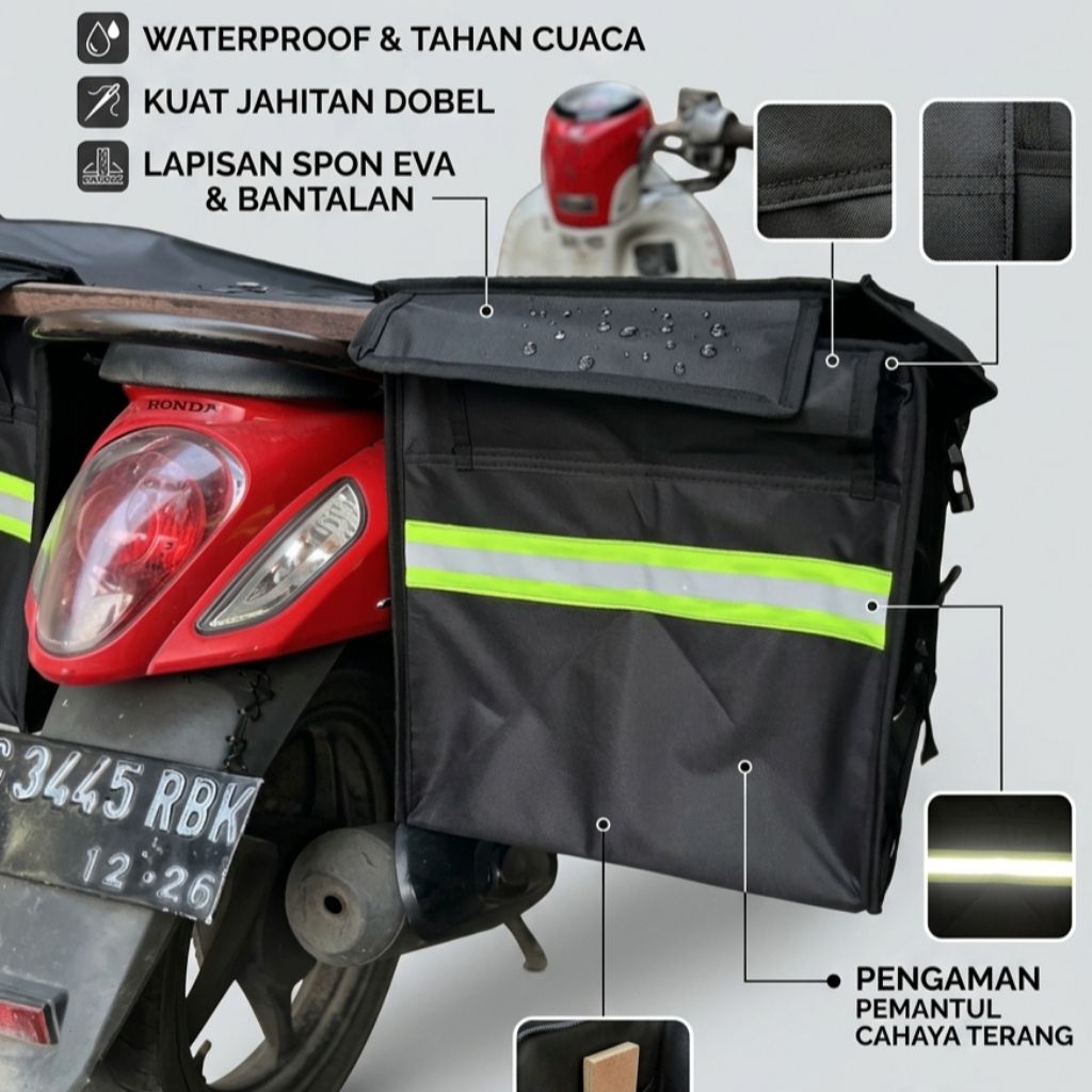 MOTORCYCLE BAG / POSTAL BAG / COURIER BAG / SRANDUL