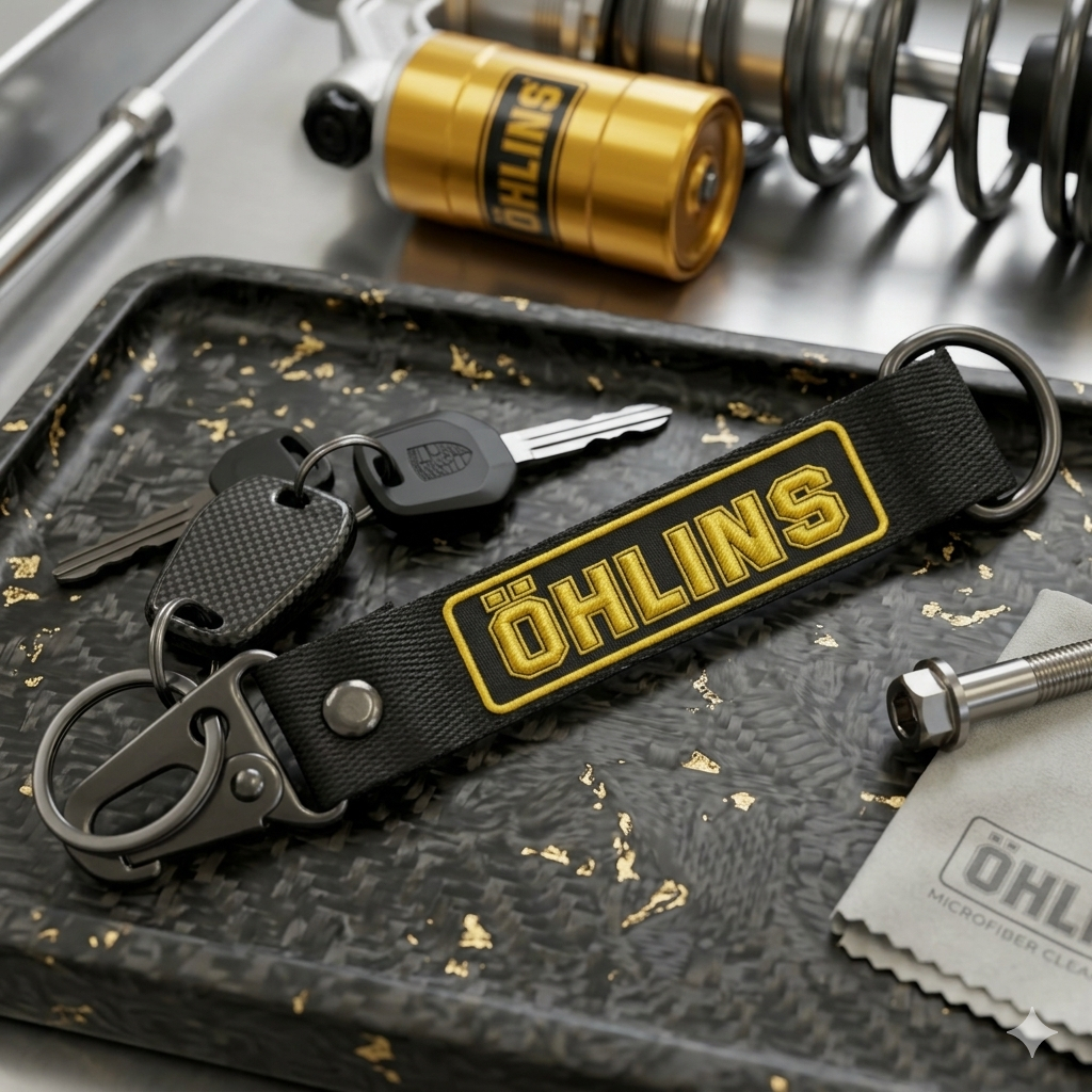 GANTUNGAN Ohlins Motif พวงกุญแจ / พวงกุญแจยานยนต์ / พวงกุญแจยานยนต์ Big Family 38