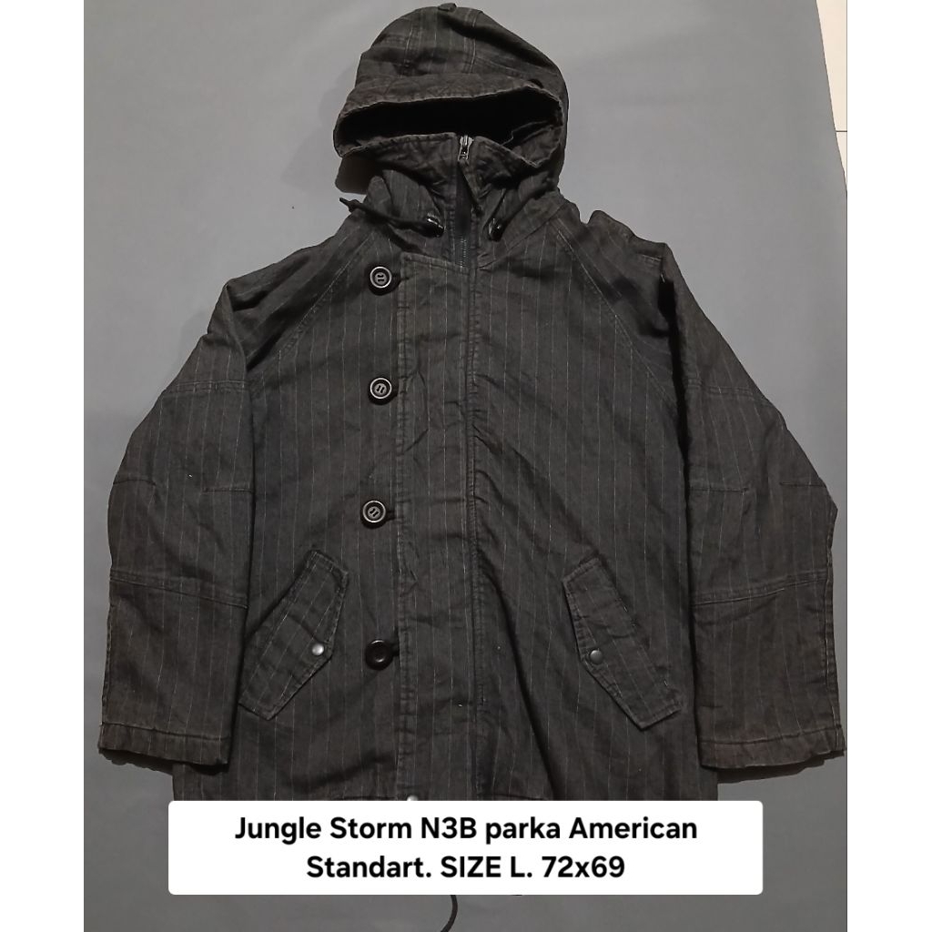 เสื้อแจ็คเก็ต Jungle Storm N3B parka American Standard