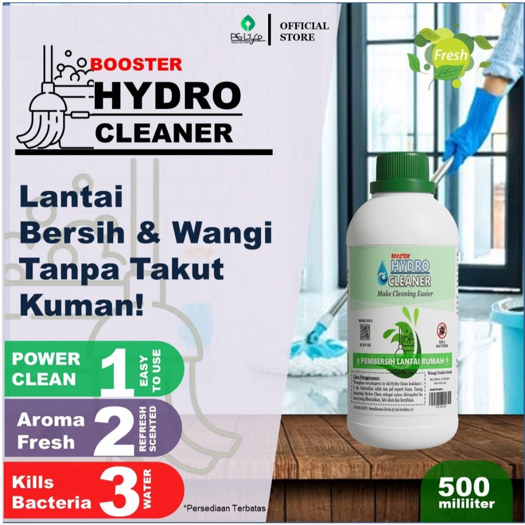 [PL1] ANTIBACTERIAL FLOOR CLEANER || ไฮโดร คลีนเนอร์ 500 มล