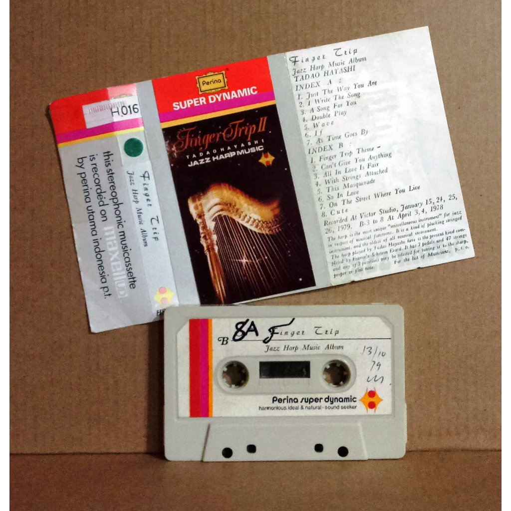TADAO HAYASHI - FINGER TRIP II - เทปคาสเซ็ต