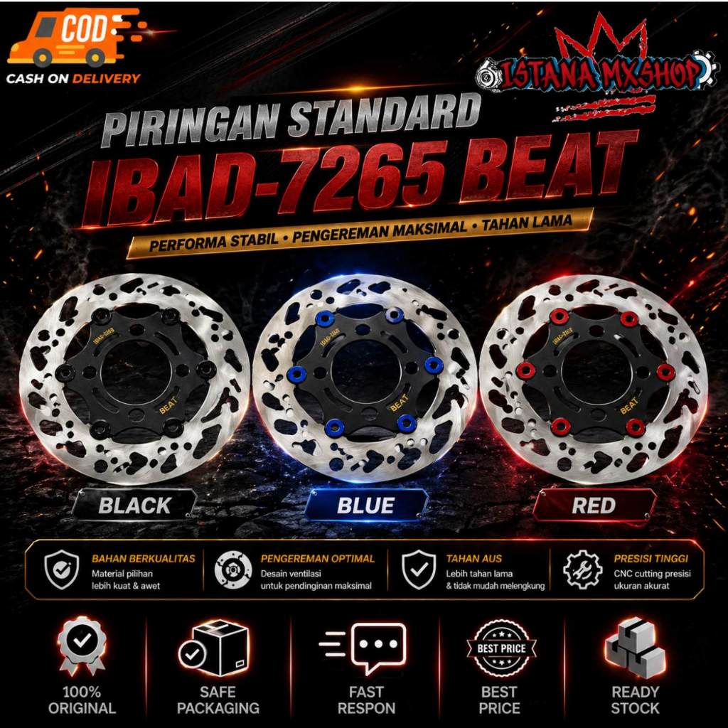 แผ่นมาตรฐาน IBAD-7265 BEAT 190mm