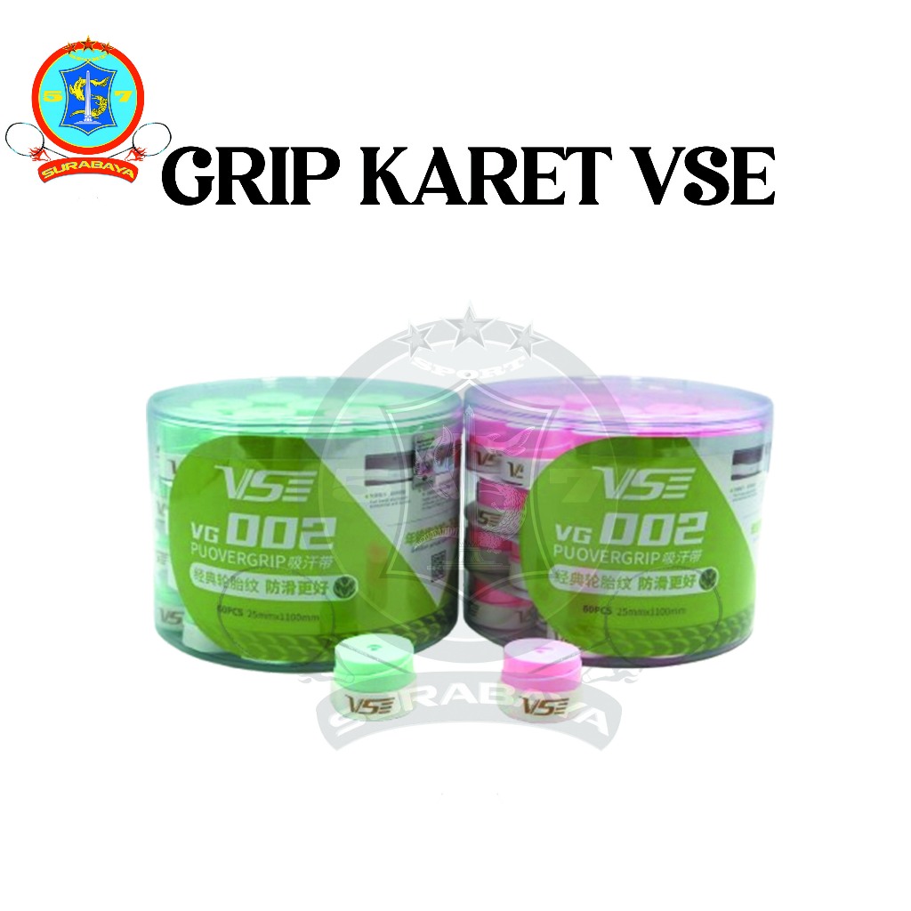 ด้ามจับยาง BADMINTON ทรงกลม ORIGINAL VSE แพ็ค 3 ชิ้น