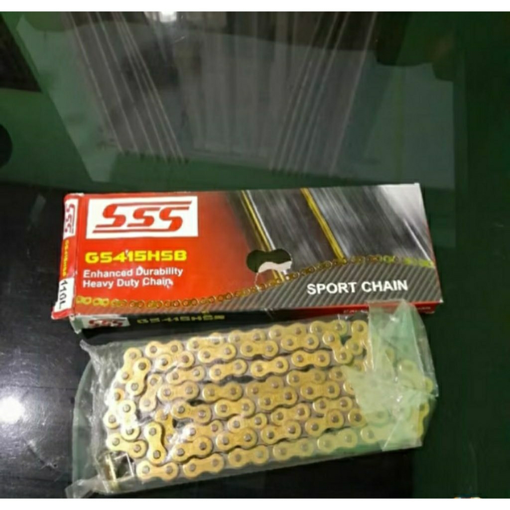 SSS 415-110L โซ่ HSB สีทอง