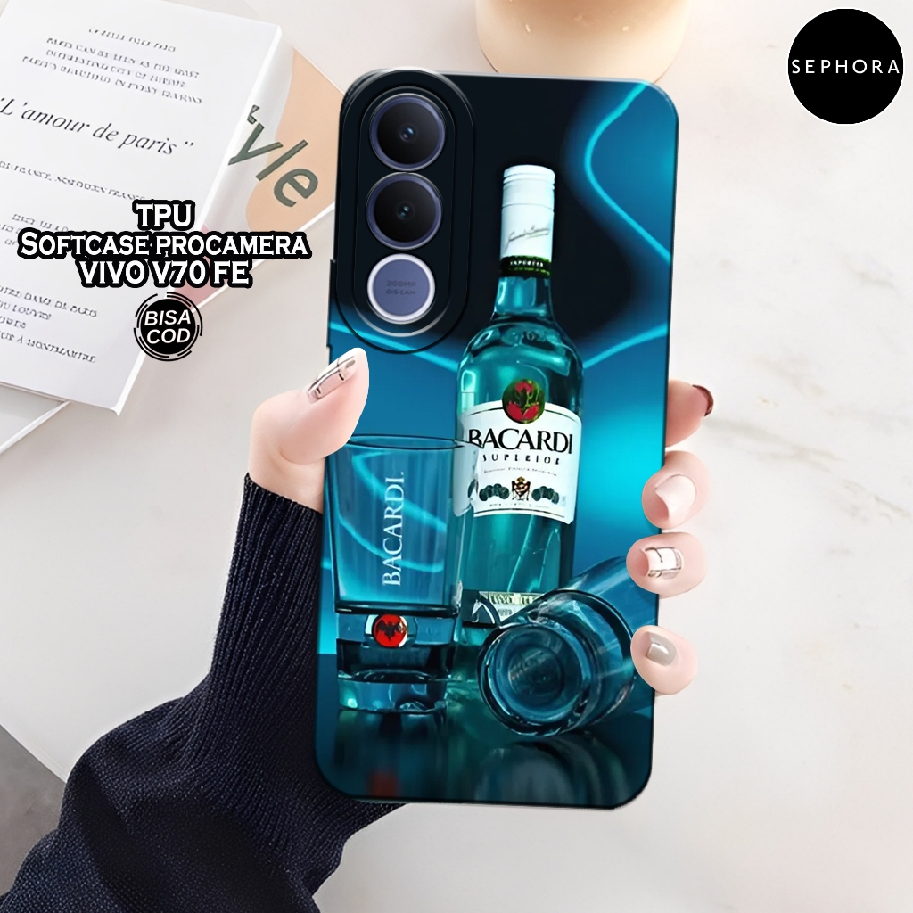 HP เคส VIVO V70 FE 2026 ใหม่ล่าสุด - เคสแฟชั่นแบรนด์ - VIVO V70 FE 2026 Softcase - เคสกล้อง Pro - เค