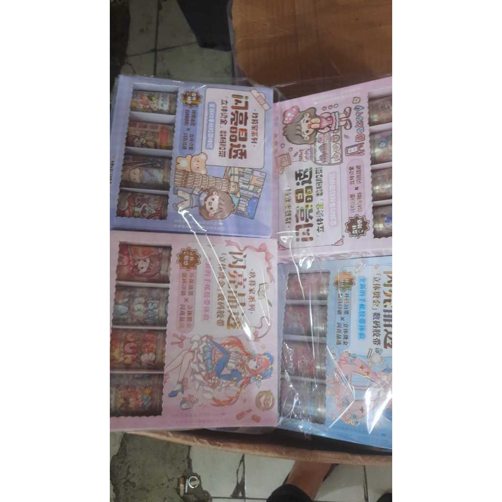 Momo Roll Box Stickers @12pc