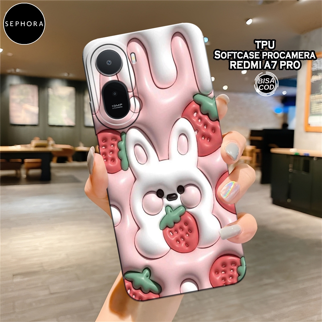 เคส HP ล่าสุด Redmi A7 Pro 2026 - เคสแฟชั่นน่ารัก - เคส Redmi A7 Pro 2026 Softcase - เคสกล้อง Pro - 