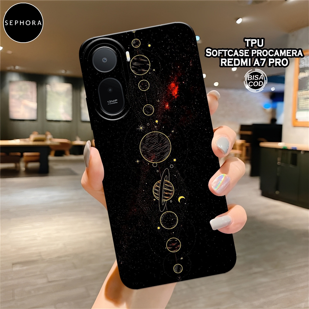 เคส HP ล่าสุด Redmi A7 Pro 2026 - เคสแฟชั่นดาวเคราะห์ - เคส Redmi A7 Pro 2026 Softcase - เคสกล้อง Pr