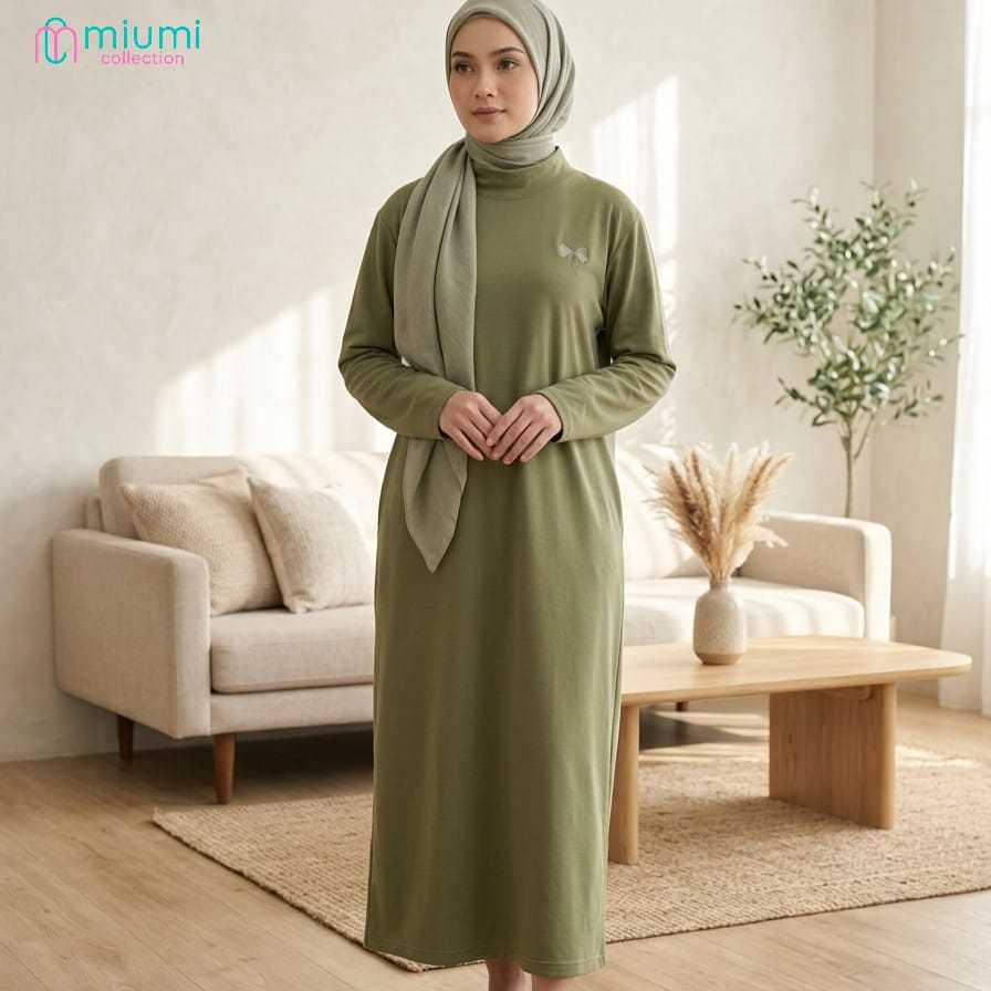 Gamis แขนยาว NABILA Miumi Collection Gamis