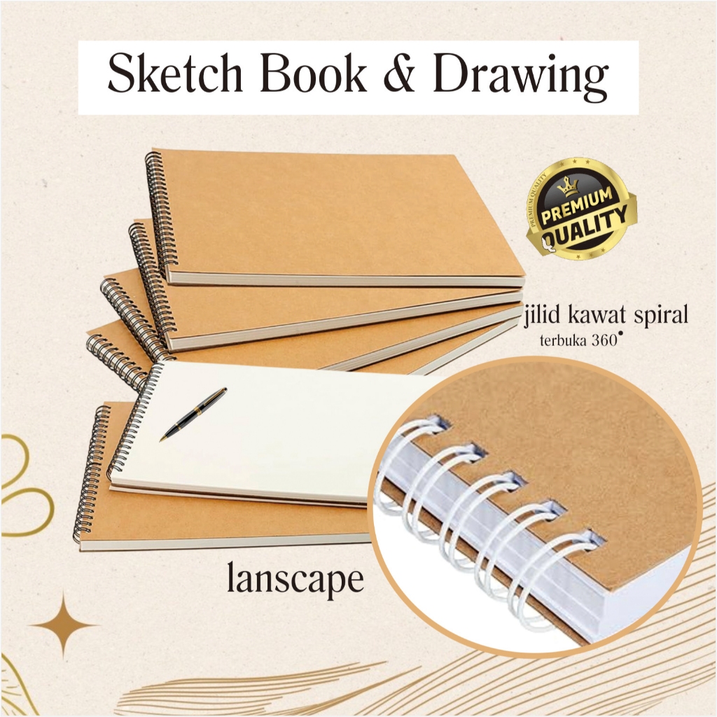 SKETCH BOOK & DRAWING A4 & A5 | THICK DRAWING BOOK CONTAINS 60 PAGES & 30 PAGES