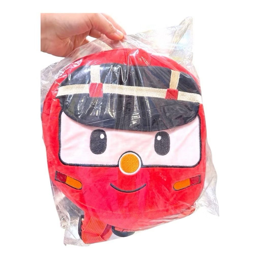 กระเป๋า MERAH Mcqueen Cars สีแดง วัสดุ velboa นุ่ม