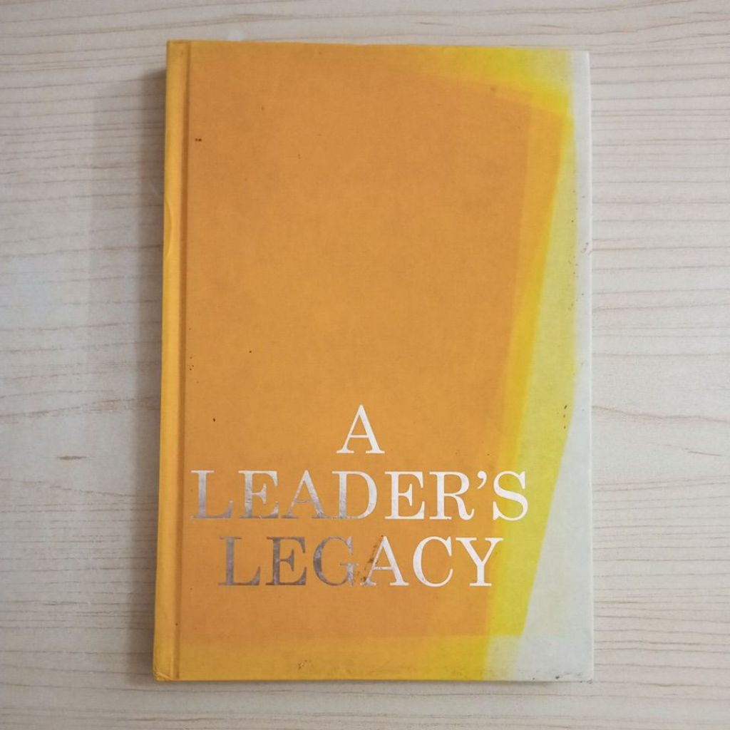 หนังสือ A LEADERS LEGACY