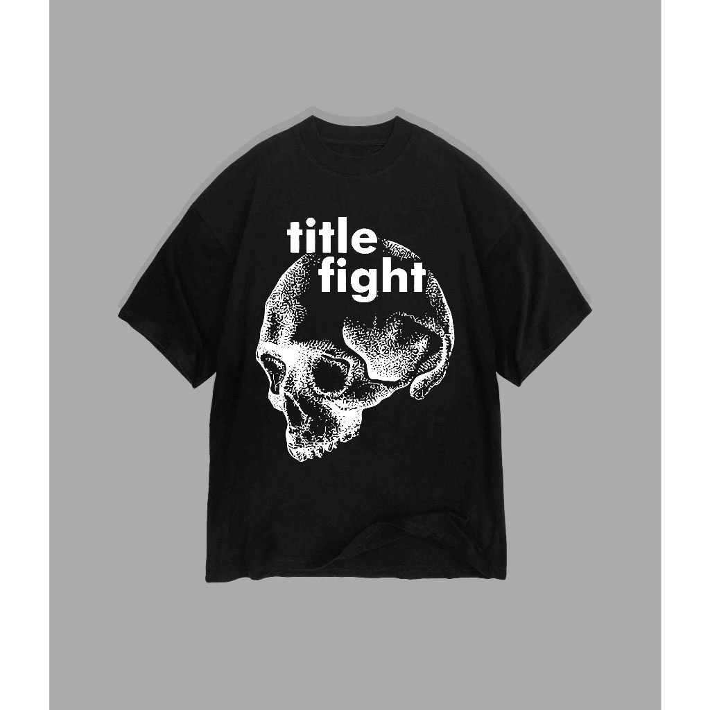 Title Fight - เสื้อยืดโลโก้กราฟิก Skull | เสื้อยืด Title Fight Band - Skull Graphic